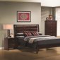 Serenity 201971 Bedroom Set in Merlot by Coaster w/Options