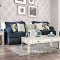 Nefyn Sofa SM6222 in Navy Chenille Fabric w/Options