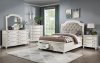 Jaqueline Bedroom BD01433Q in Antique White by Acme