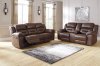 Stoneland Motion Sofa & Loveseat Set 39904 in Brown by Ashley