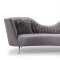 Eva Sofa TOV-L6130 in Grey Velvet by TOV Furniture w/Options