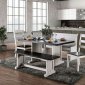 Nekoma 3Pc Dining Set CM3195T in Espresso & White w/Options