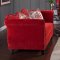 Zaffiro Sofa SM2232 in Ruby Red Fabric w/Options