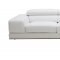 Chrysanthemum Mini Sectional Sofa 1576 White Eco-Leather by VIG