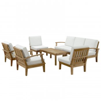 Marina Outdoor Patio Sofa 8Pc Set in Solid Wood by Modway [MWOUT-EEI-1479-Marina]