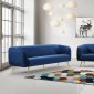 Harlow Sofa 685 in Navy Velvet Fabric by Meridian w/Options