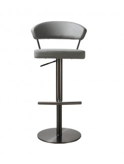 C218A-930 Barstool Set of 2 in Gray Eco Leather by J&M