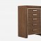 Ibiza Bedroom Set in in Natural Walnut by Whiteline w/Options