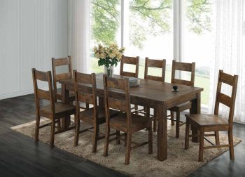 Coleman Dining Set 5Pc 107041 in Brown by Coaster w/Options [CRDS-107041 Coleman]