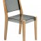 Barker Set of 4 Dining Chairs BC19TBL in Black by LeisureMod