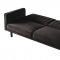 Qinven Adjustable Sofa LV00086 in Dark Brown Velvet by Acme