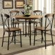 Crosby II CM3827RPT 5Pc Counter Height Dinette Set w/Options