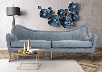 Isadora Sofa TOV-L4908 in Grey Sky Fabric by TOV Furniture [TVS-TOV-L4908-Isadora Gray]