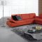 K8382 Sectional Sofa in Red Bonded Leather by VIG