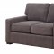 Collins Sofa & Loveseat Set in Grey Fabric w/Options