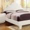 CM7948 Aubonne Bedroom 5Pc Set in White w/Padded Bed & Options