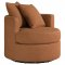 Debbie Swivel Accent Chair Set of 2 902275 Burnt Orange -Coaster