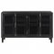 Sylvia Accent Cabinet 950780 in Black w/Glass Doors by Coaster