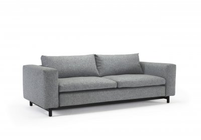 Magni Sofa Lounger in Twist Granite Fabric by Innovation