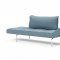 Zeal Daybed in Light Blue Fabric by Innovation w/Metal Legs