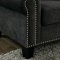 Elwick Sofa & Loveseat Set CM6884 in Dark Gray w/Options