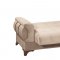 Caprice Sofa Bed in Beige Microfiber by Rain w/Optional Items