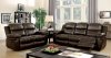 Listowel Reclining Sofa CM6992 in Brown Leather Match w/Options