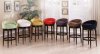 Choice of Color Microfiber Set of 2 Igloo Swivel Barstools