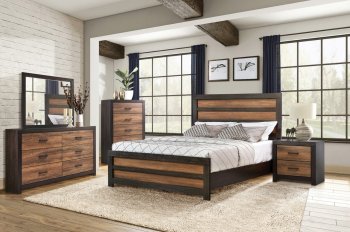 Dewcrest 5Pc Bedroom Set 223451 in Caramel by Coaster w/Options [CRBS-223451-Dewcrest]