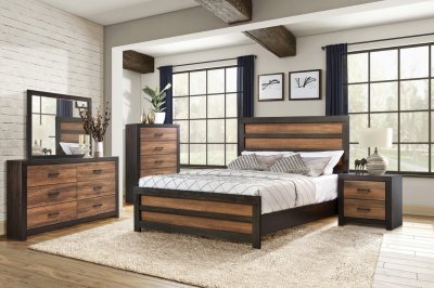 Dewcrest 5Pc Bedroom Set 223451 in Caramel by Coaster w/Options