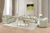 Flora Sofa & Loveseat Set in Pearl Fabric