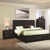 200661 Elijah Bedroom in Black by Coaster w/Options