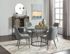 Granvia Dining Set 5Pc 193511 Gunmetal by Coaster w/Options