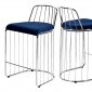 Gio Counter Height Stools 760 Set of 2 in Navy by Meridian