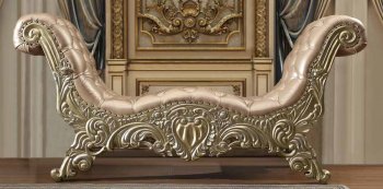 Vatican Bench BD00466 in Champagne Silver by Acme [AMBN-BD00466 Vatican]