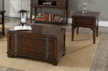 Aspen Skies Coffee Table & 2 End Tables 316-OT 3Pc Set Liberty [LFCT-316-OT-Aspen Skies Russet]