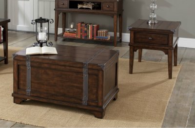 Aspen Skies Coffee Table & 2 End Tables 316-OT 3Pc Set Liberty