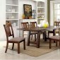 Dickey CM3132T Dining Table in Medium Oak w/Options