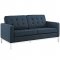 Loft EEI-2052-AZU Sofa in Azure Fabric by Modway w/Options