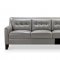 Malibu Sectional Sofa in Grey by Leather Italia w/Options