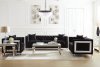 Delilah Sofa 509361 in Black Velvet by Coaster w/Options