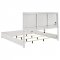 Ives Bedroom Set 5Pc 224941 in White High Gloss by Coaster