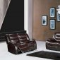 Gramercy 644 Motion Sofa in Brown Bonded Leather w/Options