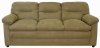 Mocha Fabric Modern Loveseat & Sofa Set w/Optional Items