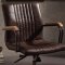 Joslin Office Chair 92028 in Distress Chocolate Leather by Acme