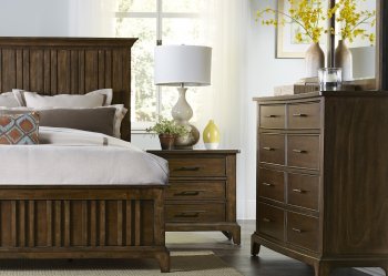 Mill Creek Bedroom 5Pc Set 458-BR in Rustic Cherry by Liberty [LFBS-458-BR Mill Creek]