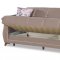 Zigana Sofa Bed in Brown Fabric by Casamode w/Options