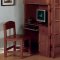 CM-BK529OAK Harford Bunk Bed in Oak w/Desk & Chair