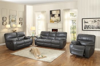 Pecos Motion Sofa 8480GRY by Homelegance w/Options [HES-8480GRY Pecos]