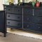 Pottery 875 Bedroom in Black by Homelegance w/Options